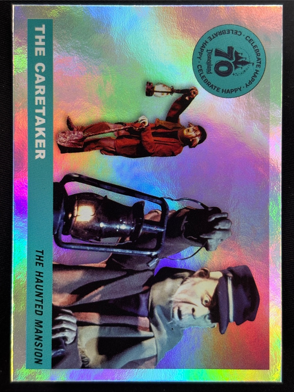 Topps Disneyland card- THE CARETAKER THE HAUNTED MANSION
